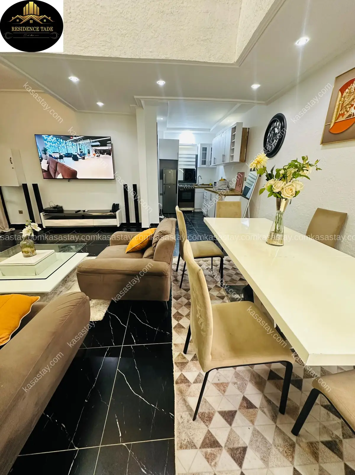 Appartement meublé "usa "by résidence TADE (MAKEPE CARREFOUR PATRICK MBOMA) 4