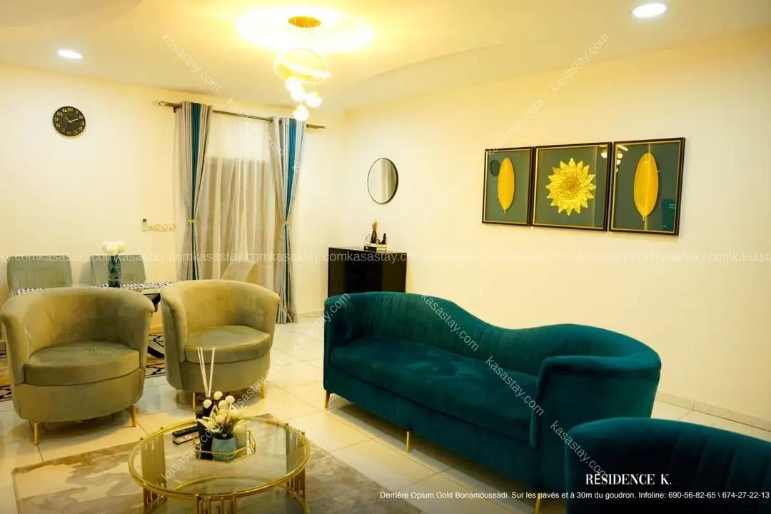 Appartement moderne de deux chambres au cœur de Bonamoussadi, Douala. 2