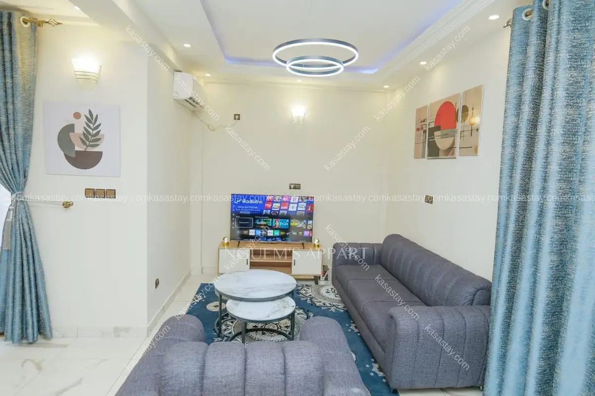 Appartement Meublé 2 Chambres avec piscine 55000 à Odza borne 10