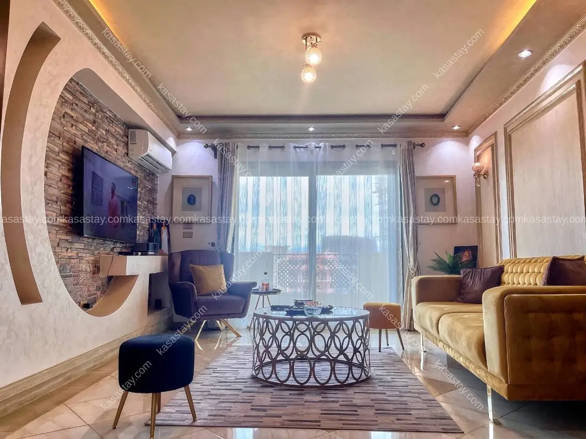 Appartement Meublé Haut Standing de 02 Chambres avec salle de bain individuelle à Yaoundé 2