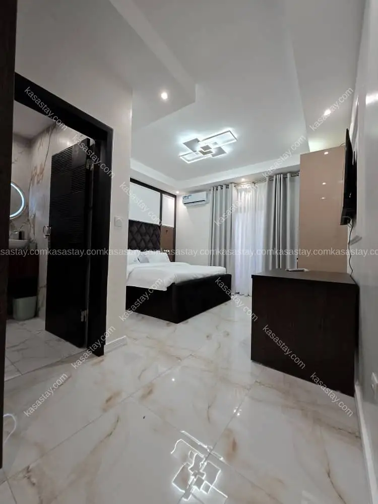 Chambre double Deluxe 201 by suna'a Home (total logpom)