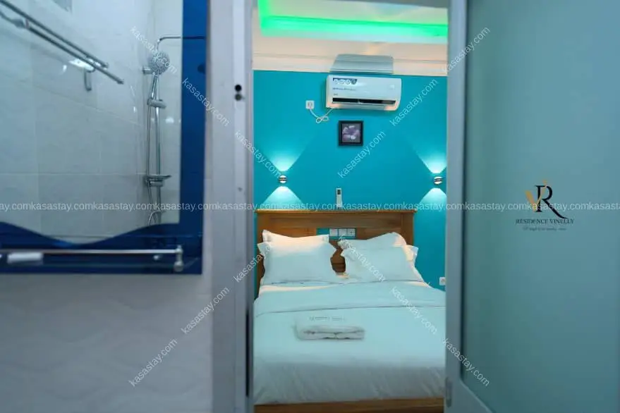 Chambre meublée américaine par résidence Vinelly (Total nkolbong) 2