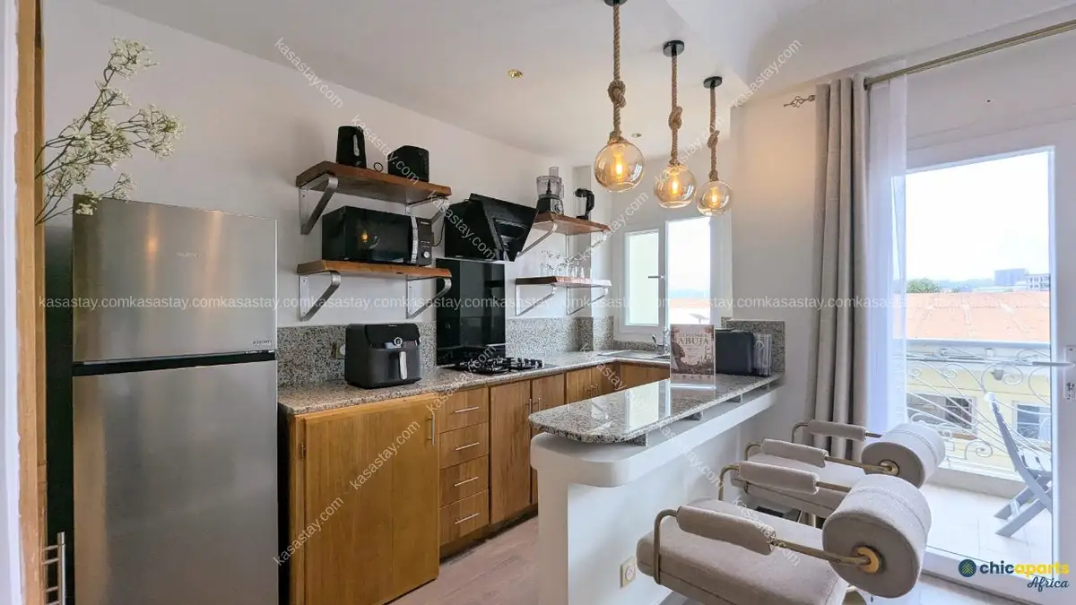 Studio à Bastos, Yaounde, 1 chambre 3