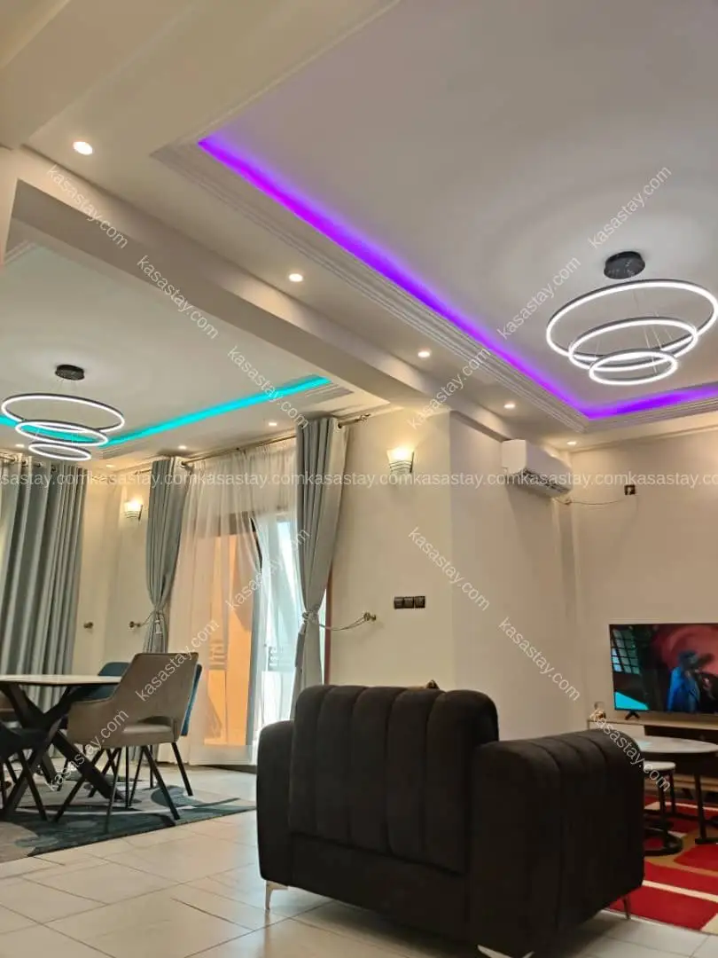 Appartement Meublé 2 Chambres avec piscine 55000 à Odza borne 10 3