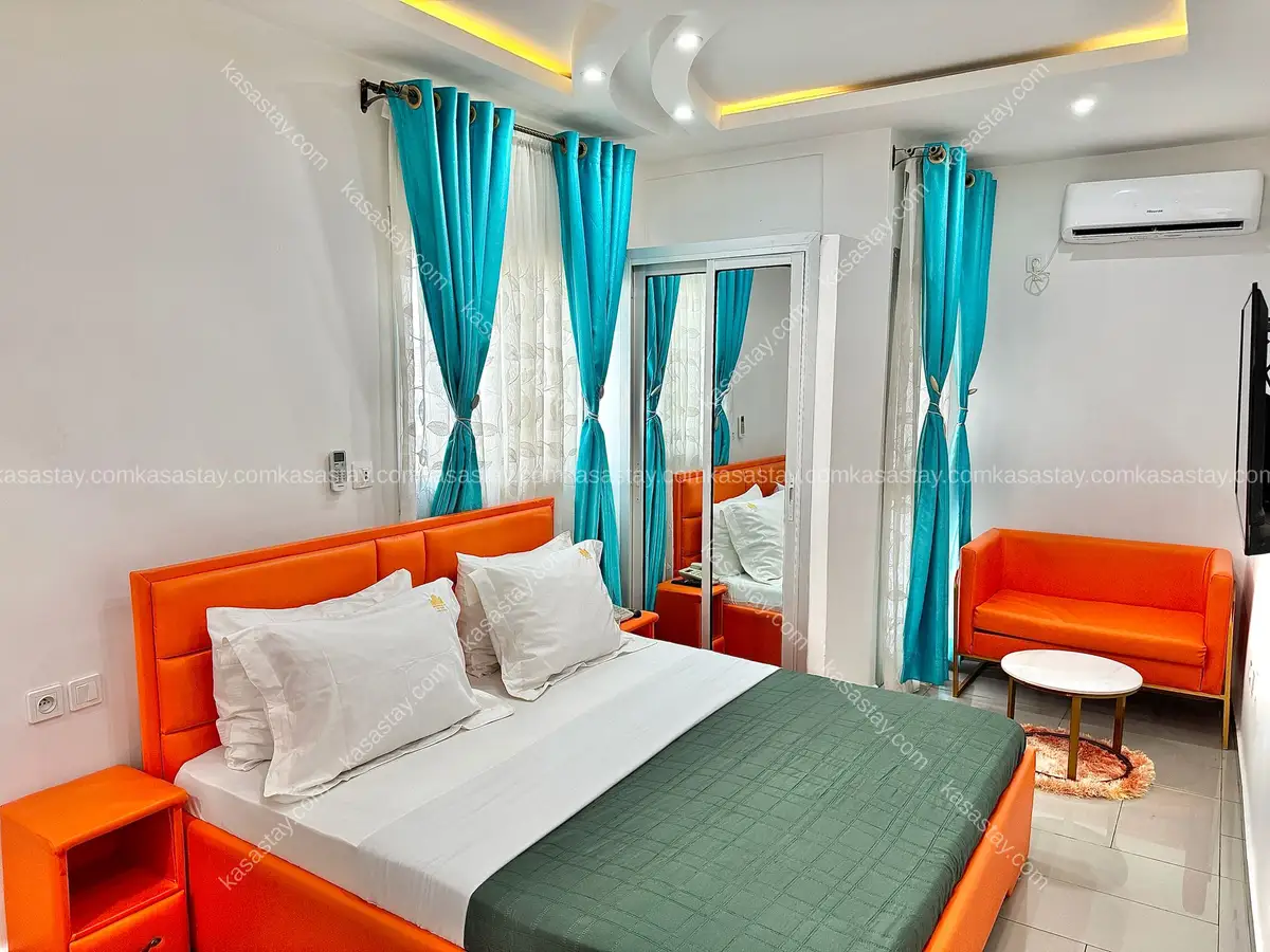 Chambre 10 par RESIDENCE LA MARINA (Bonamoussadi face opiom gold)