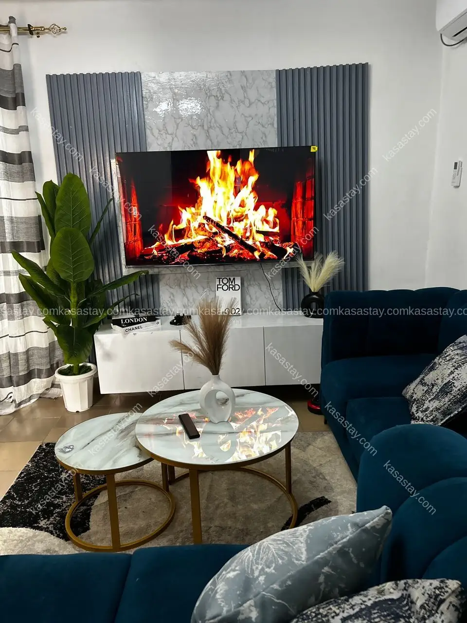 Appartement meublé 2 chambres ultra chic au rond point Damas 3