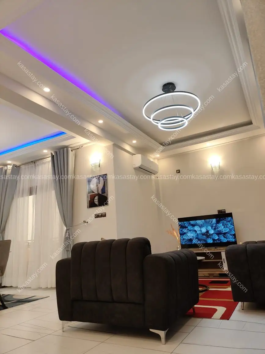 Appartement Meublé 2 Chambres avec piscine 55000 à Odza borne 10 2