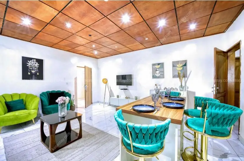 Appartement 2 chambres(201) Bonapriso /8mins de l'aéroport de Douala 2