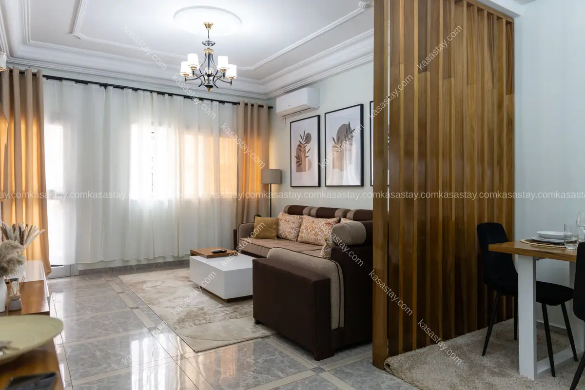 Appartement Haut Standing 2 Chambres 2 Douches | Wi-Fi, Générateur, Sécurité 24/7 3