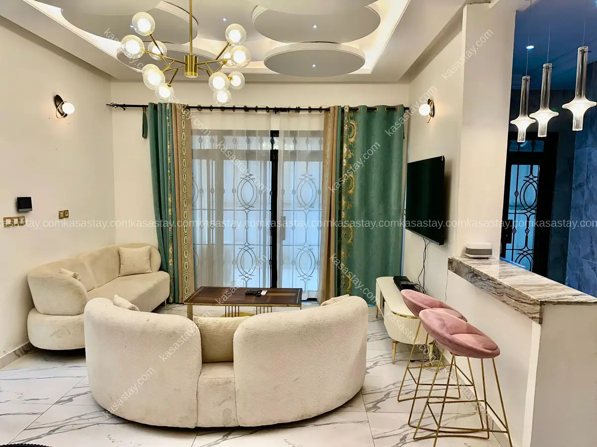 🌿 Modern Elegance in Yassa, Cité Chirac - 2BR, 3BA Apartment with American-Style Kitchen 2
