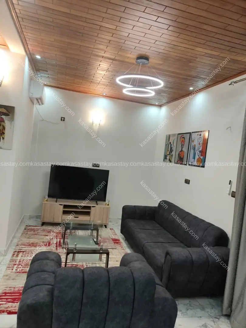Appartement Meublé 2 Chambres avec piscine 55000 à Odza borne 10 4