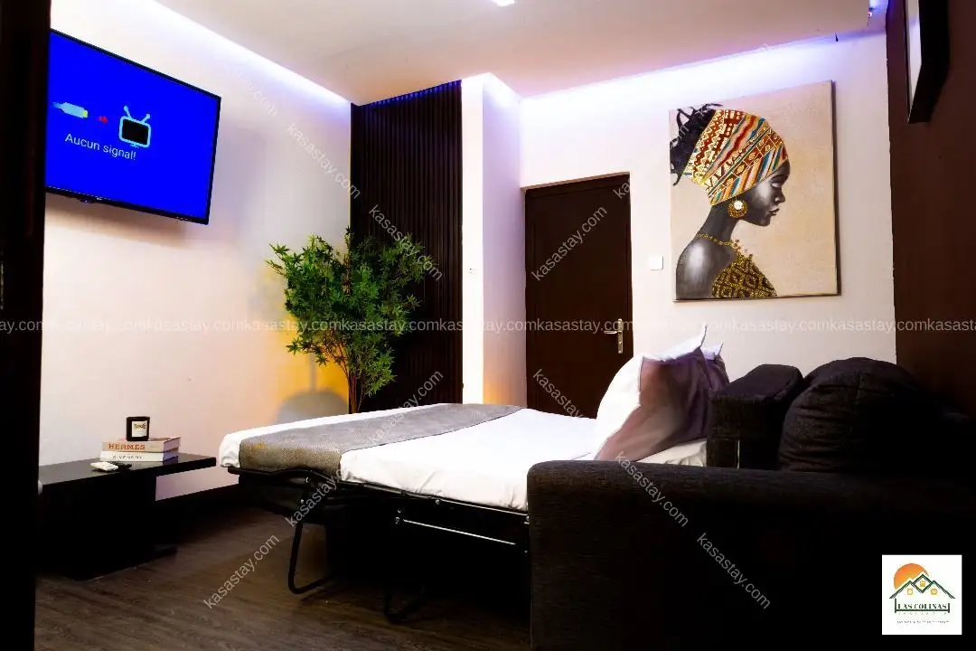 Chambre spacieuse et artistique avec baignoire, Wi-Fi et sécurité 24h/24