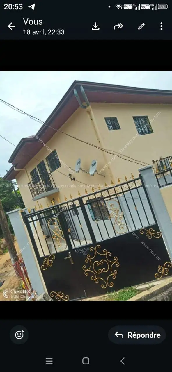 Un duplex moderne à Ndogbong citadelle 