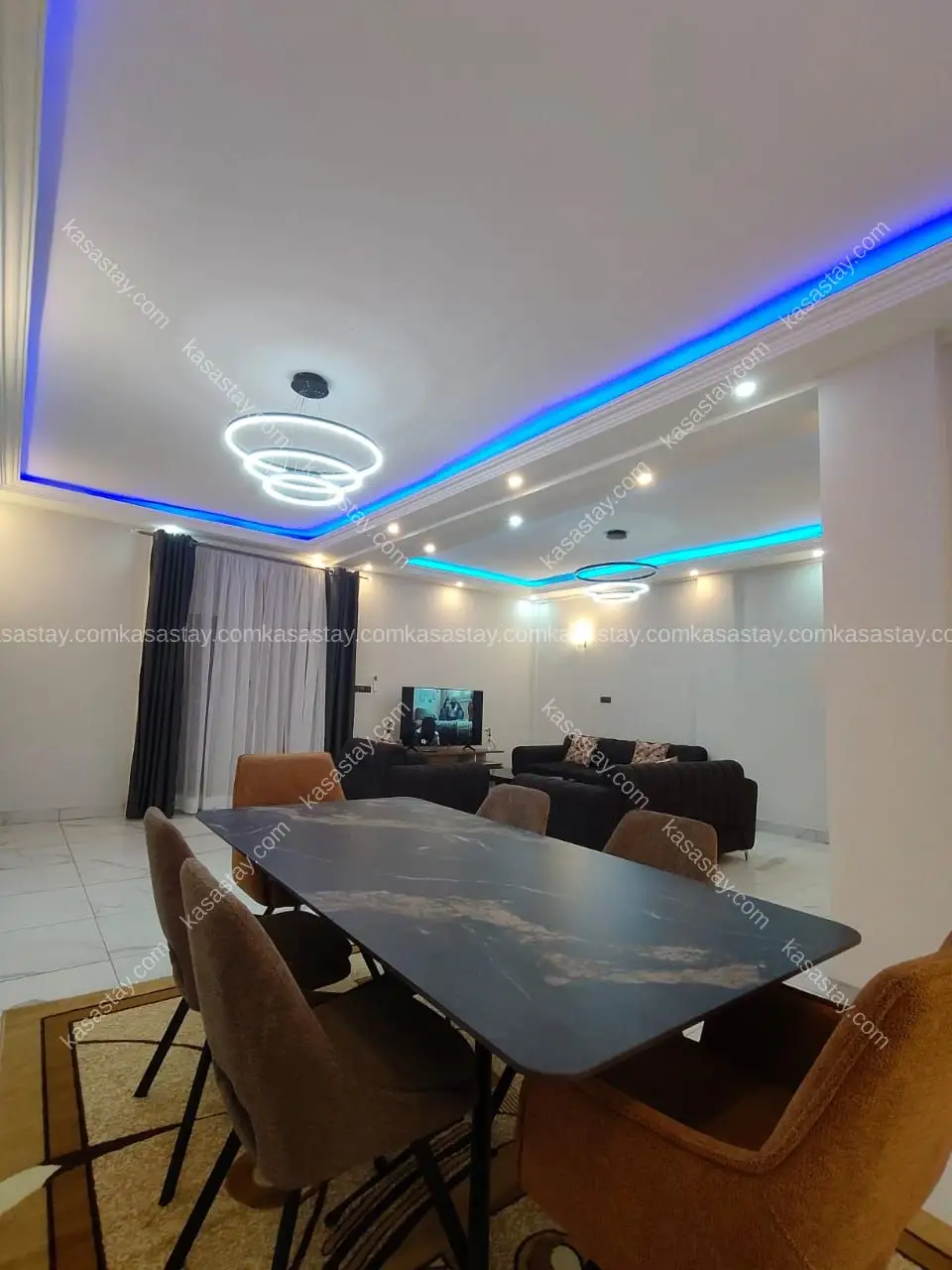 Appartement Meublé 2 Chambres avec piscine 55000 à Odza borne 10 3